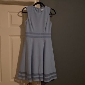Calvin Klein Baby Blue Formal Dress
